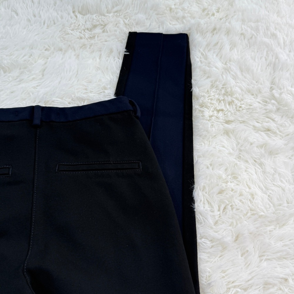 MAC Jeans Contrast Luxury Pants Colorblock Trousers‎ Black Blue Size 34 GER XS - Picture 11 of 14